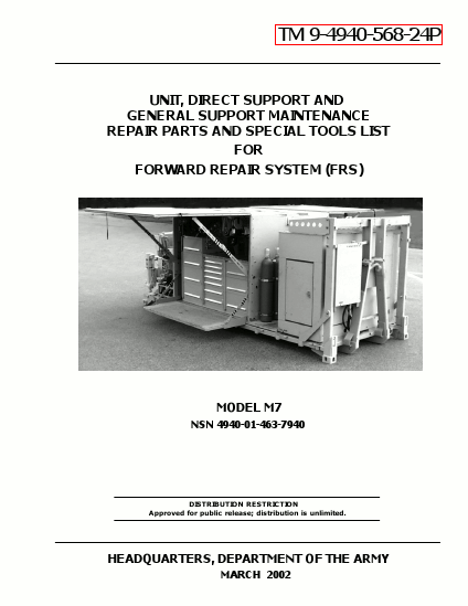 TM 9-4940-568-24P Technical Manual